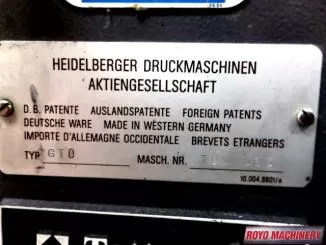 Heidelberg GTO 52