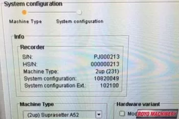 Heidelberg Suprasetter 52