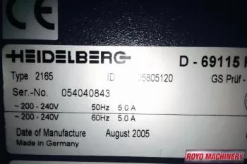Heidelberg Prosetter 74