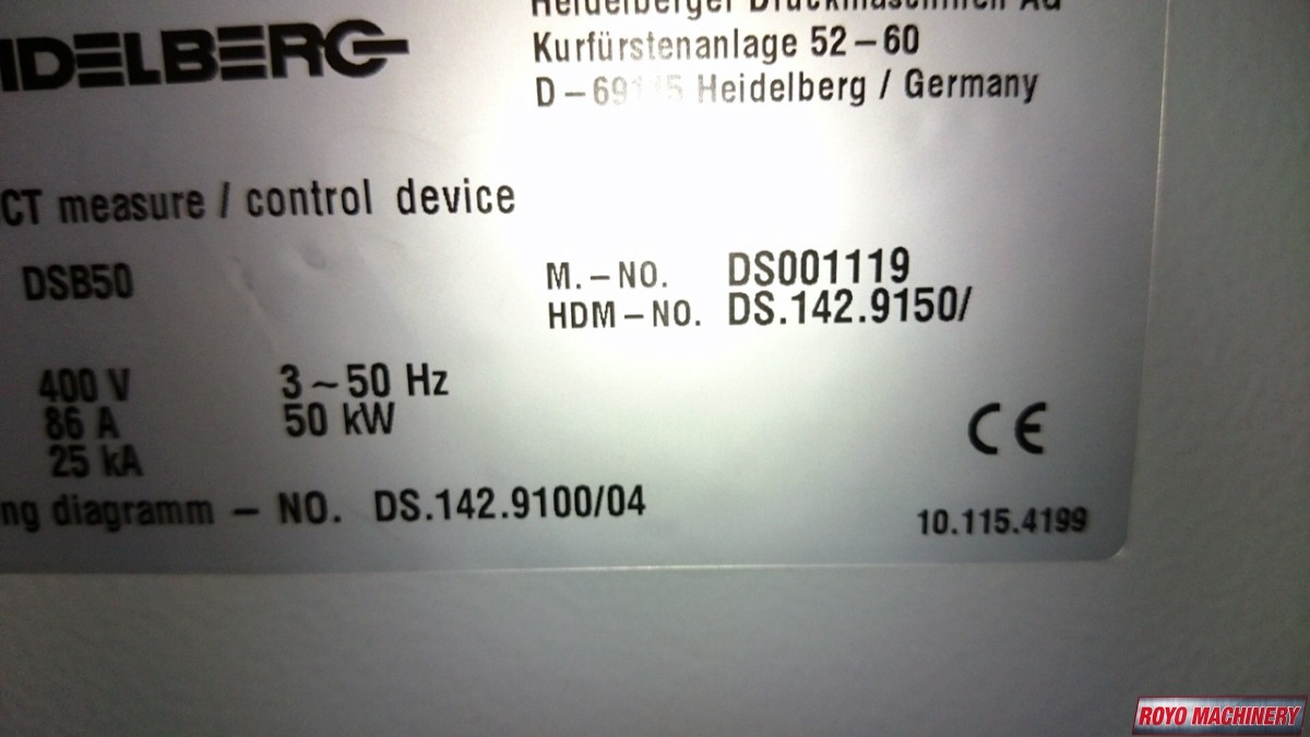 Heidelberg Speedmaster SM SX 74-5