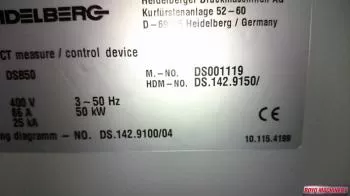 Heidelberg Speedmaster SM SX 74-5