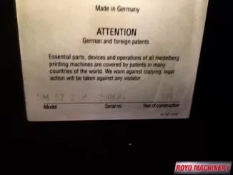 Heidelberg Speedmaster SM 52-2