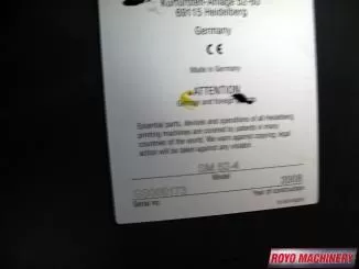 Heidelberg Speedmaster SM 52-4