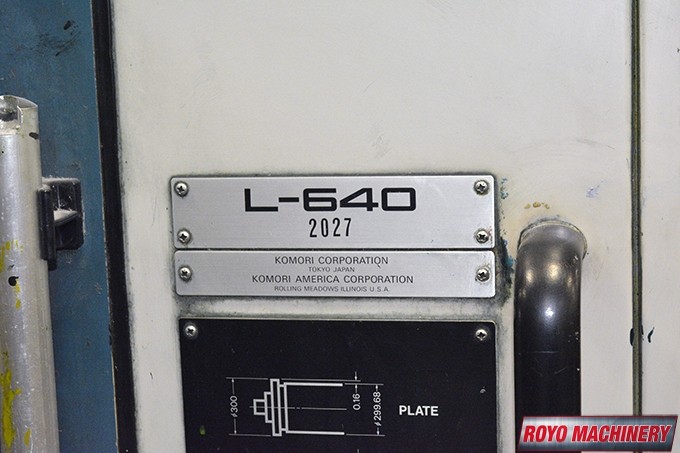 Komori L 640 + L