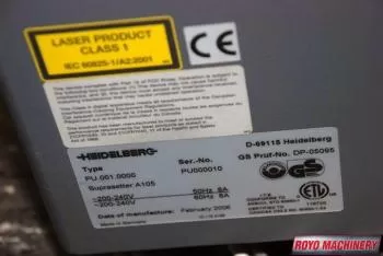 Heidelberg Suprasetter 105