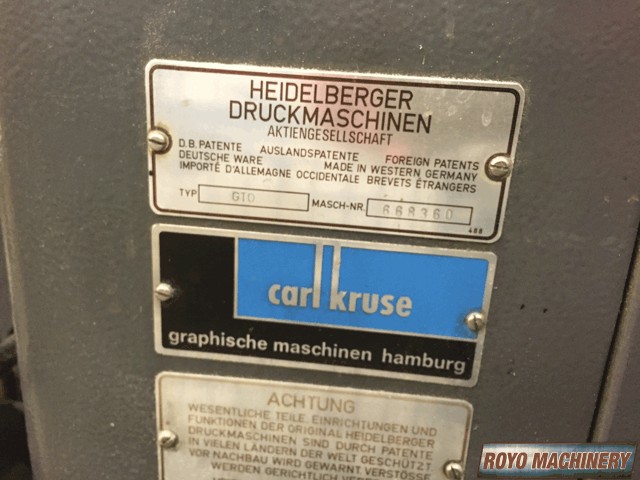 Heidelberg GTO 46