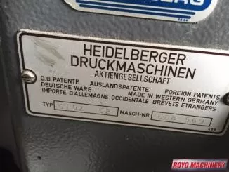 Heidelberg GTO Z 52