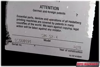 Heidelberg Speedmaster SM 52-4