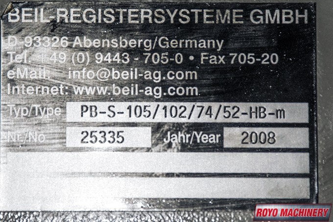Beil PB-S-105/102/74/52-HB-m