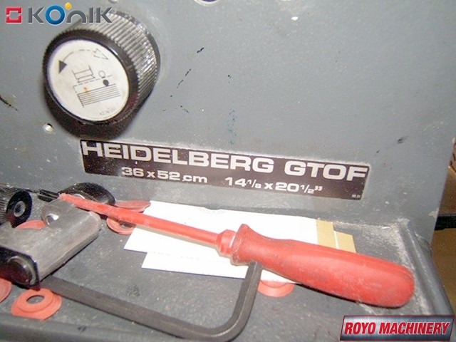 Heidelberg GTO F 52