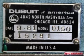 Dubuit D150