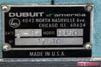 Dubuit D150