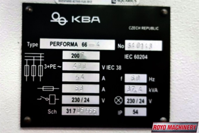 KBA Performa 66-4