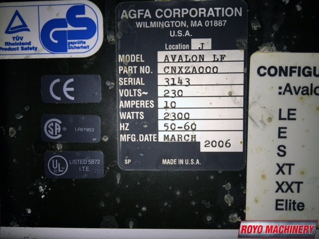 Agfa Avalon LF