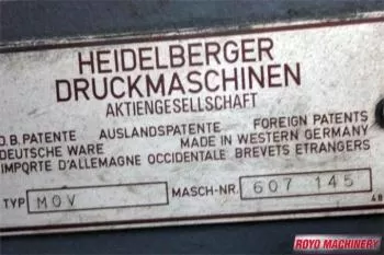 Heidelberg MOV