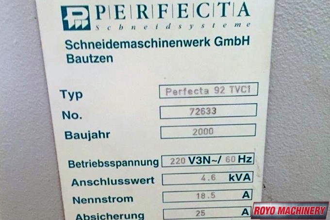 Perfecta 92 TVC1