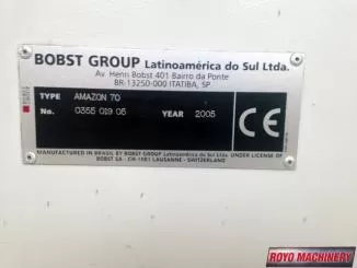 Bobst Amazon 70