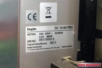 Duplo DC-10/60 Pro