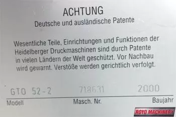 Heidelberg Printmaster PM GTO 52-2