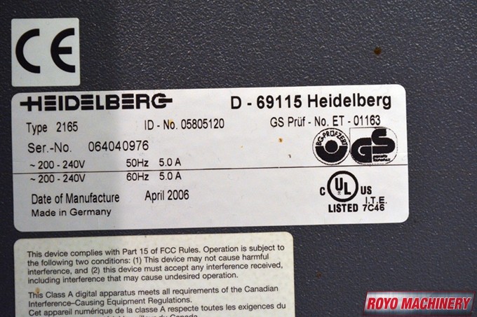 Heidelberg Prosetter 74