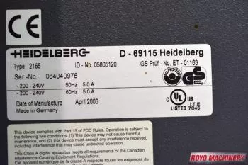 Heidelberg Prosetter 74