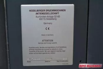 Heidelberg Speedmaster SM 74-4