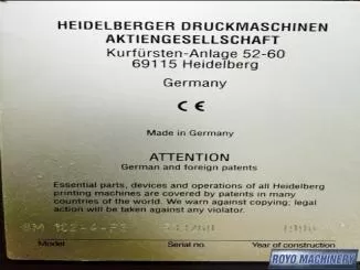 Heidelberg Speedmaster SM 102-4