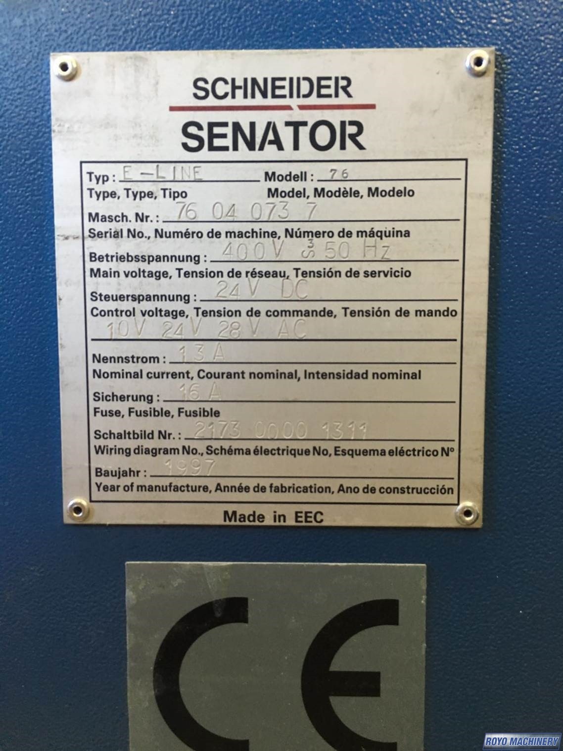 Schneider 76 E Senator
