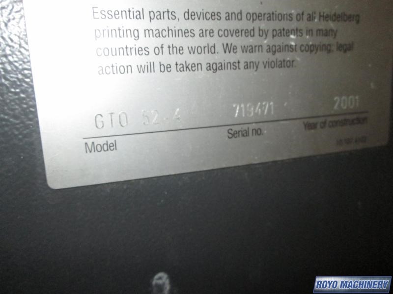 Heidelberg Printmaster PM GTO 52-4