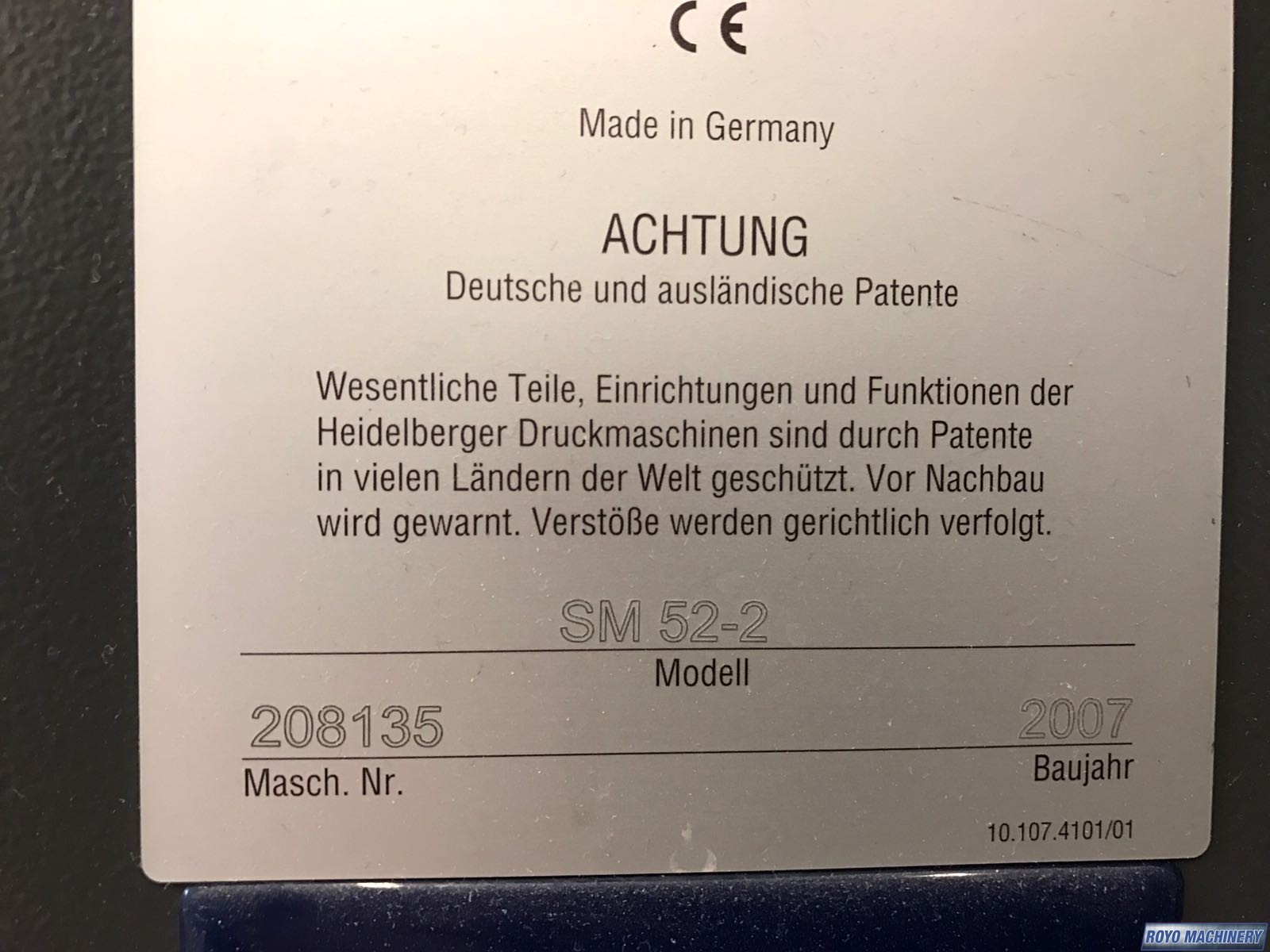 Heidelberg Speedmaster SM 52-2