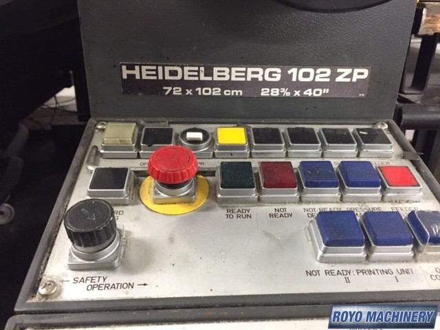 Heidelberg Speedmaster SM 102 Z