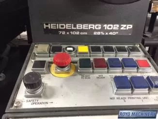 Heidelberg Speedmaster SM 102 Z
