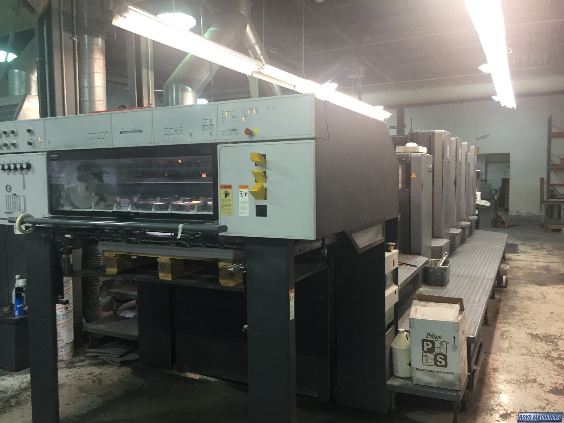 Heidelberg Speedmaster SM 102-4 + L
