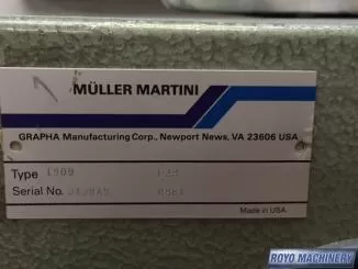 Muller Martini Minuteman