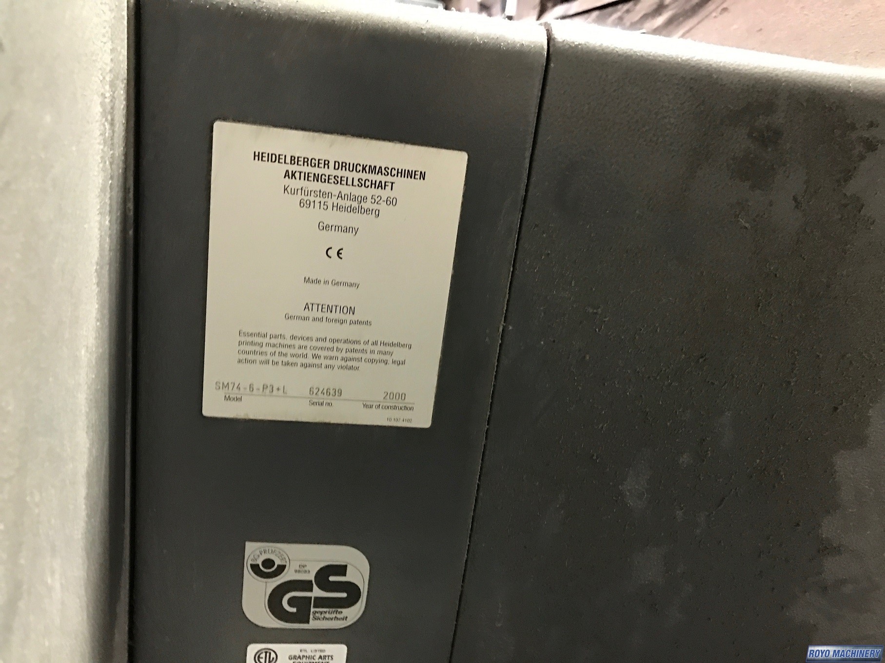 Heidelberg Speedmaster SM 74-6 + LX