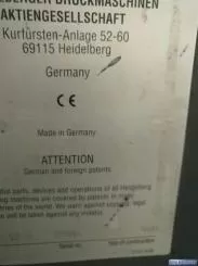 Heidelberg GTO 52-4