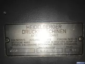 Heidelberg GTO 46
