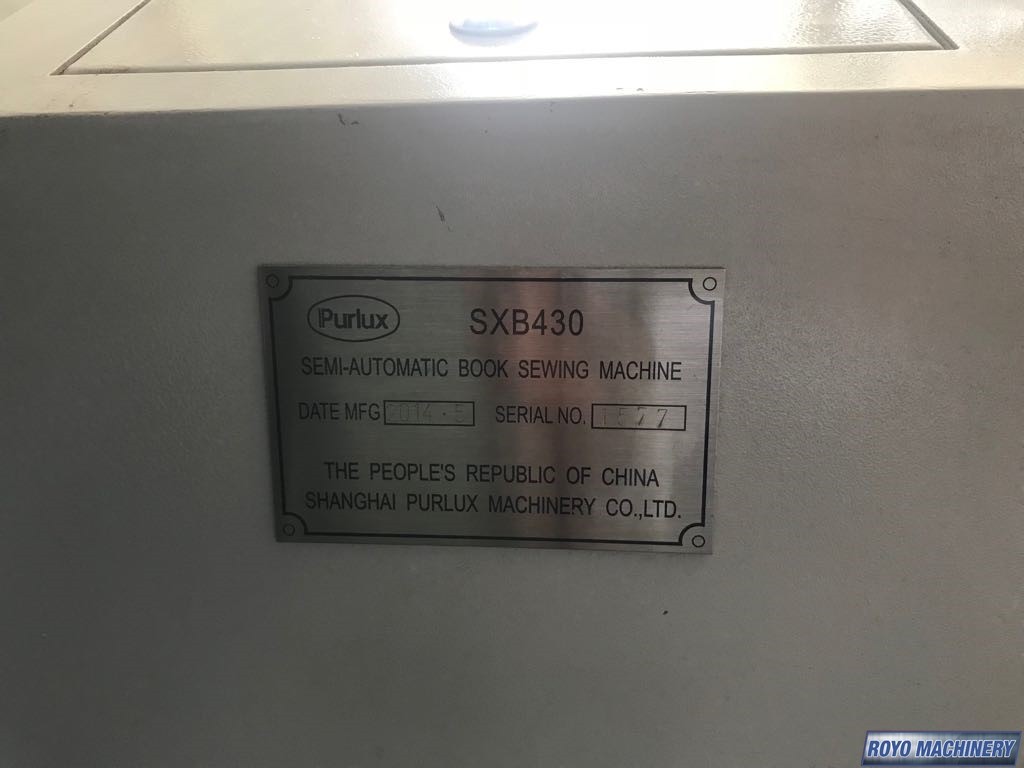 Shanghai Purlux Machinery Co Ltd SXB430