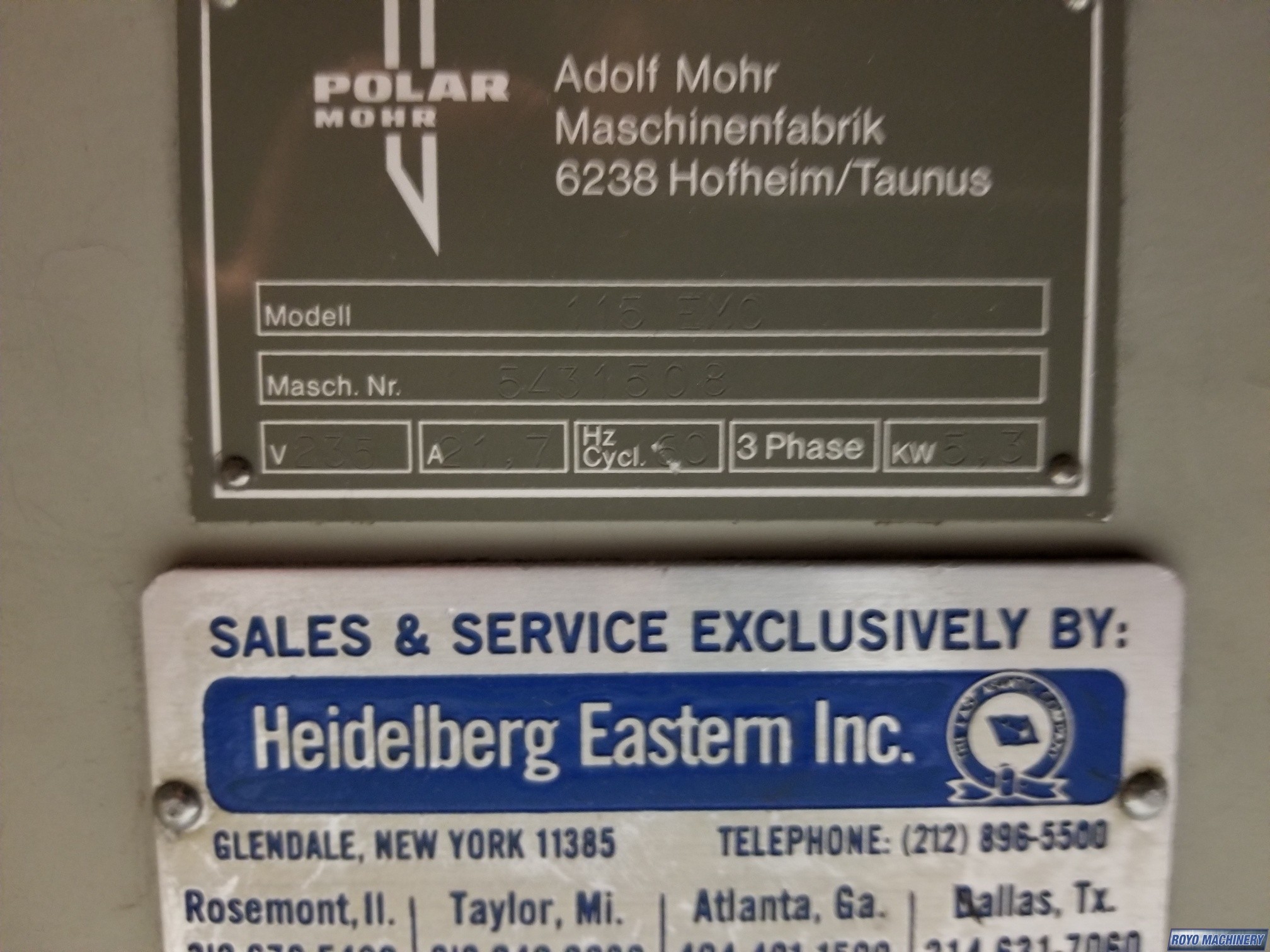 Polar 115 EMC MON