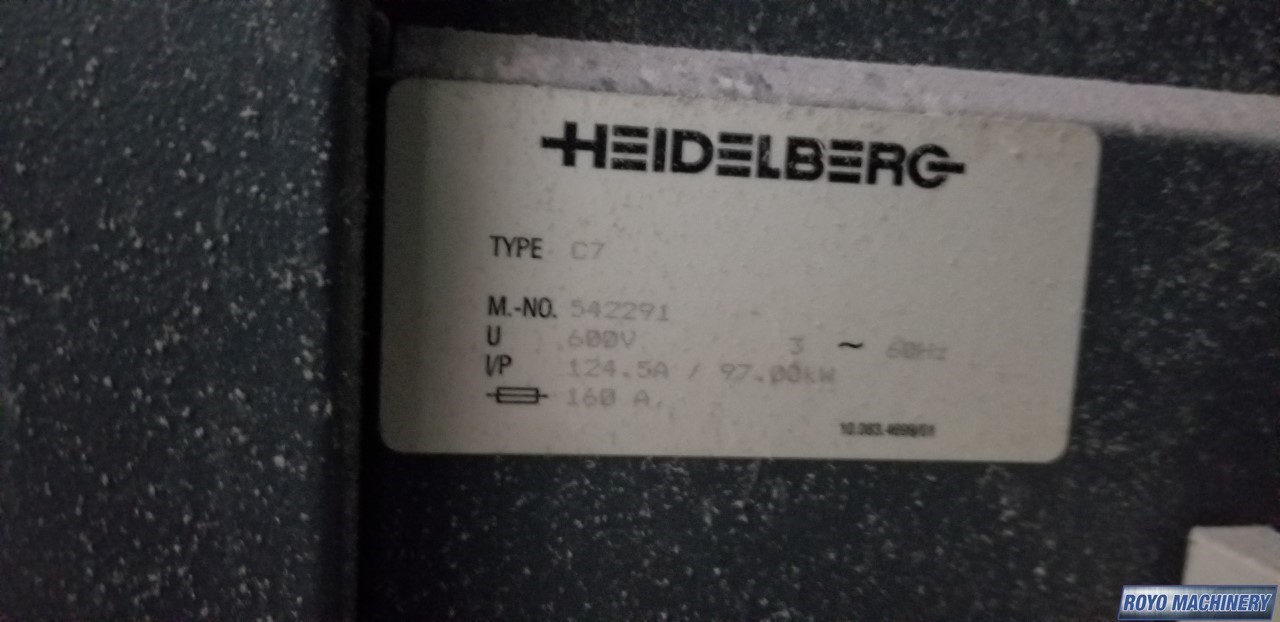 Heidelberg Speedmaster SM CD 102-6 + L