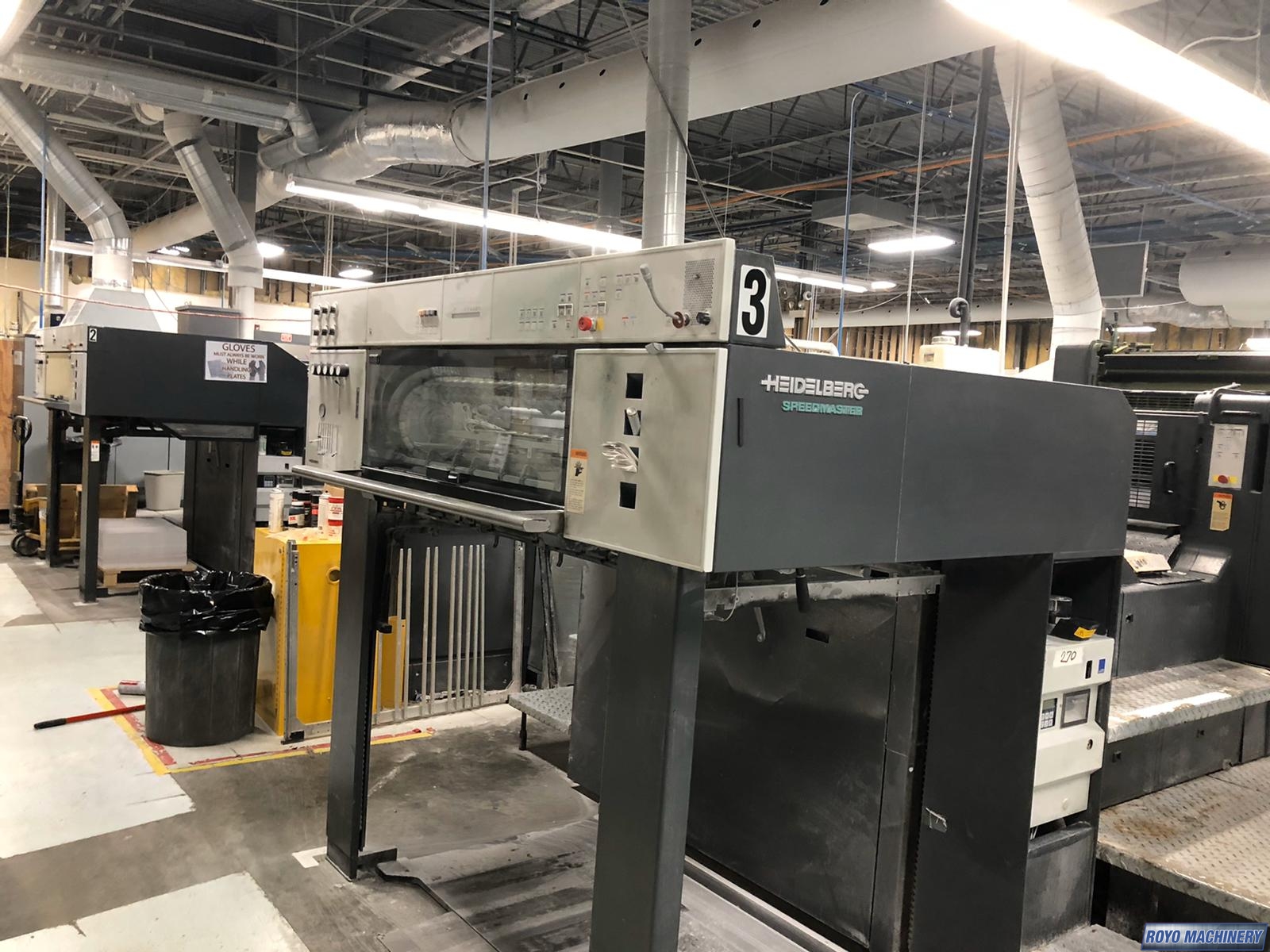 Heidelberg Speedmaster SM 102-4 + L