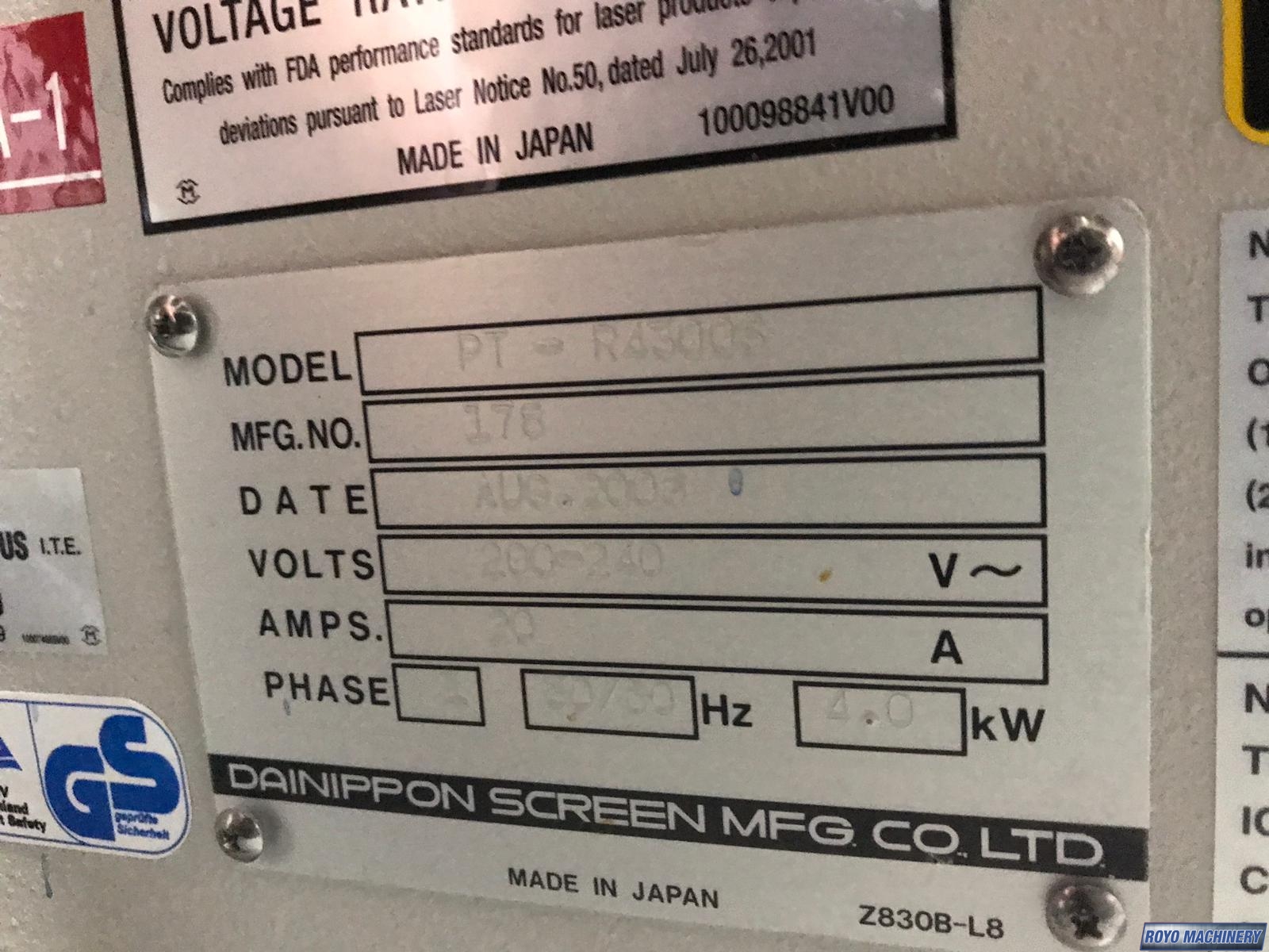 Screen Plate Rite 4300
