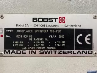 Bobst SP 106 PER