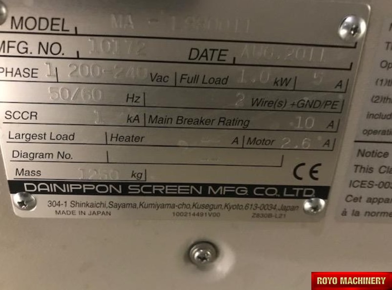 Screen Plate Rite 8800