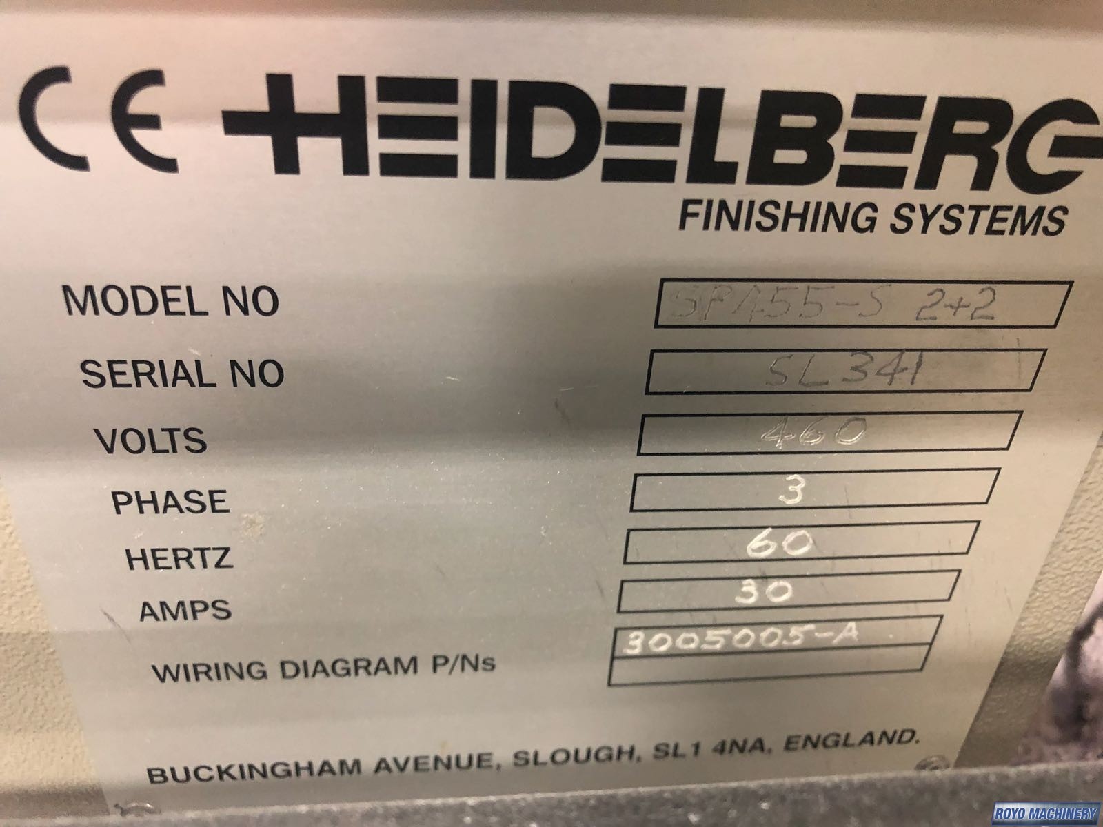 Heidelberg Prosetter SF454