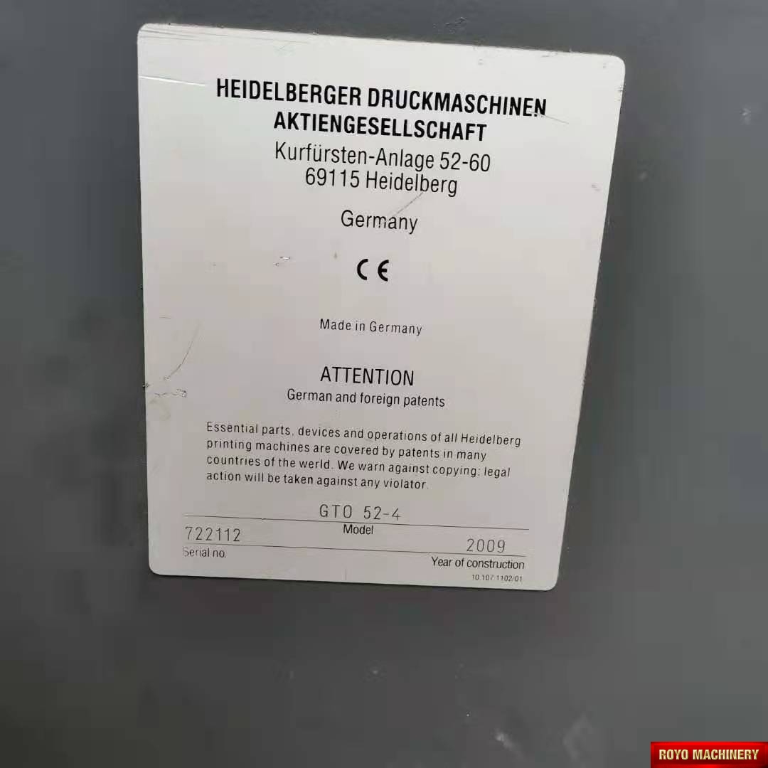 Heidelberg Printmaster PM GTO 52-4