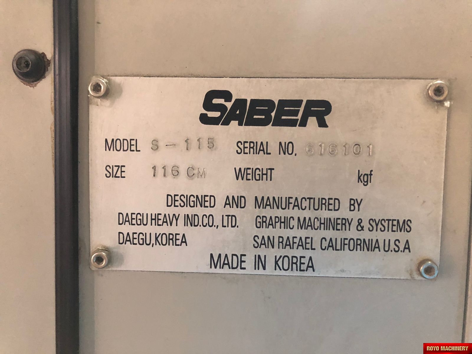Saber S115