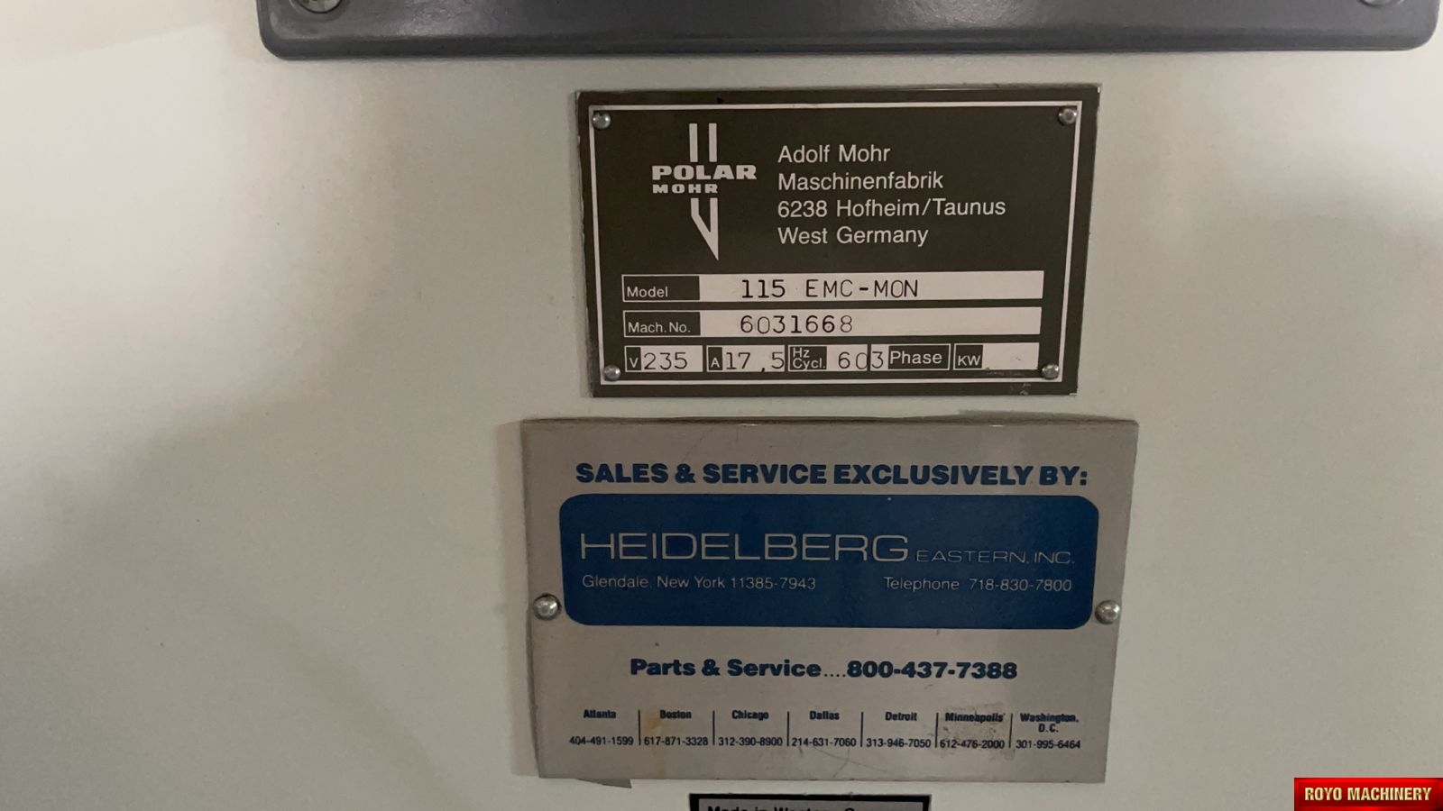 Polar 115 EMC MON