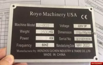 Royo Machinery ROC-22