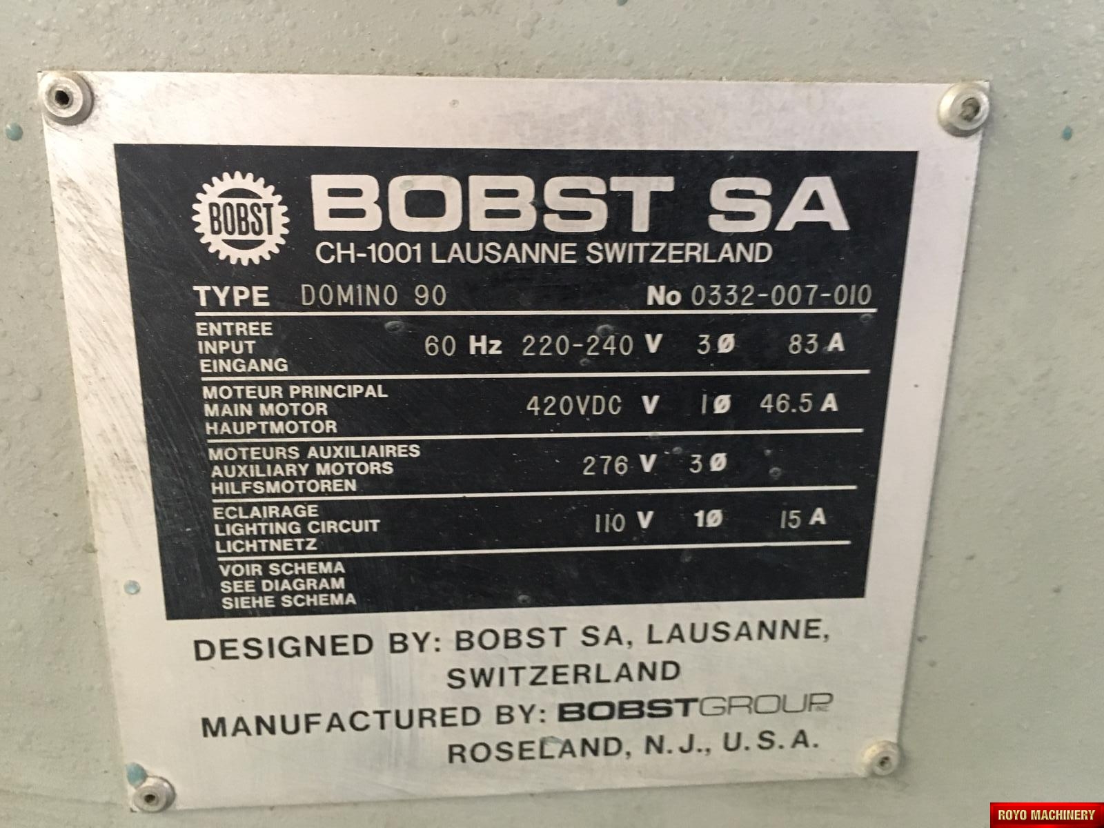Bobst Domino 90